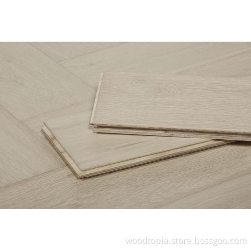 Oak Herringbone Parquet Lantai Kayu Berkekagen Berkualiti Tinggi